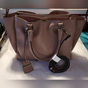 Dusty Rose Leather Bellucci Bag